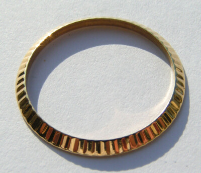 Rolex Lady Datejust Goldlünette Bezel Innenmass ca. 21,41mm 18K 750 I306