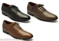 Mens Lace-up Shoes Leather Derby Formal Evening Casual Part Size Sole Boys Mens Lace-up Shoes Leather Derby Formal Evening Casual Part Size Sole Boys