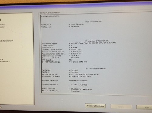 Dell Optiplex 3070 Micro i5 9500T - 2,20Ghz 9. Gen Computer mit 512GB M2 SSD, 8GB - Bild 13 von 16