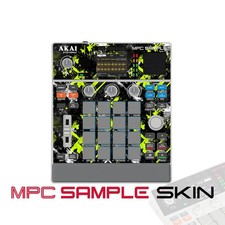 Akai MPC Sample Skin / Neon Splatter