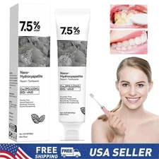 7.5% Hap Nano-Hydroxyapatite Toothpaste Remove Deep Clean For Sensitive Teeth US