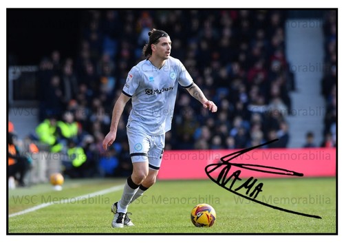 11085. Tristan Crama Signed Pictures (A4 Prints) Millwall Brentford Exeter etc. - Picture 4 of 12