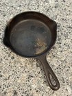 GRISWOLD No. 3 Cast Iron Skillet 709 D Small Logo Erie, PA Double Spout