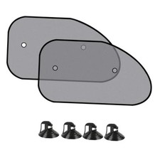 5PCS Set Car Window Shade - Sun Shade - Side Window - 2PCS/Side With Hole