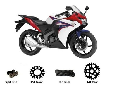 Schwerlast Ketten- und Kettenrad-Set Honda CBR125 R B-D 2011-2014