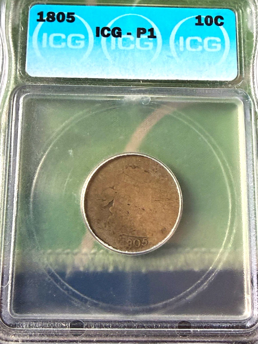 1805 Year Draped Bust Dimes (1796-1807) for sale | eBay
