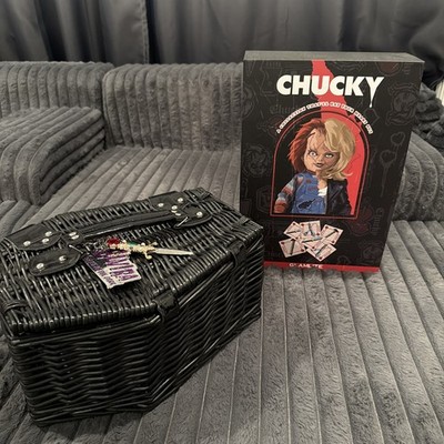 Glamlite X Chucky & Tiffany Makeup PR Set with CHUCKY PLUSH & Box NEW & GIFT
