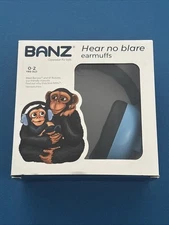 BANZ Earwear Hearing Protection Earmuffs For Children Ages 0-2. Blue.
