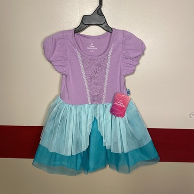 Disney Princess Ariel Little Mermaid Baby Toddler Girl 3T Cosplay Dress TuTu NEW