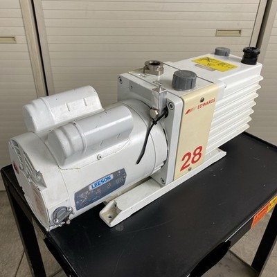 Edwards 28 E2M28 Rotary Vane Vacuum Pump Drained Oil