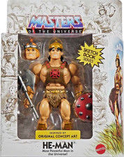 HE-MAN Masters of the Universe Origins Action Figure Sketchbook Series NEW