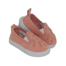 Koala Kids Girl's New w/Tags Pink Slip-on Baby Sneakers - sz. 3 Real Beauties