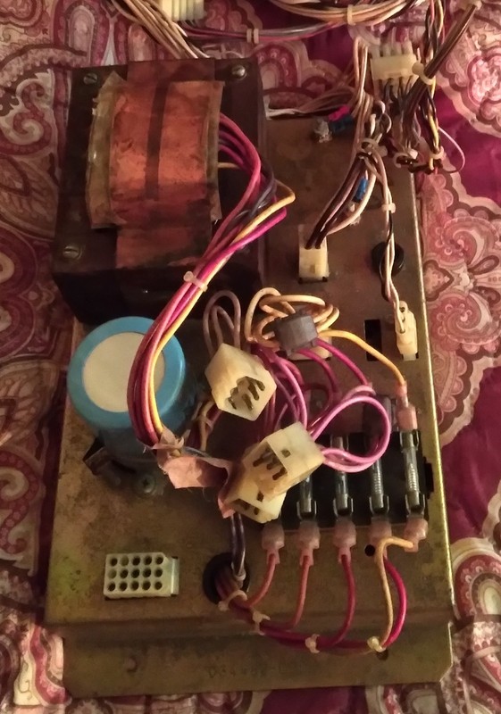 ATARI ASTEROIDS TRANSFORMER AND WIRING HARNESS
