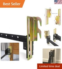 2Pcs 711 Bolt on to Hook on Bed Frame Conversion Brackets with Hardware Hook,...