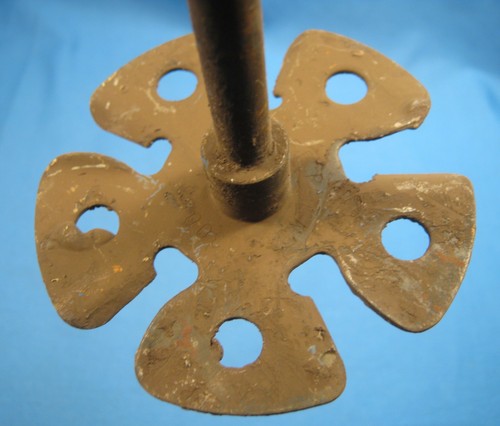 STEEL STIRRER SHAFT 5-BLADE 400 X 9.6 MM FREE SHIPPING 17