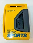 Vintage Sony Yellow Sports Walkman WM-AF54 90s Streetwear Tested & Works