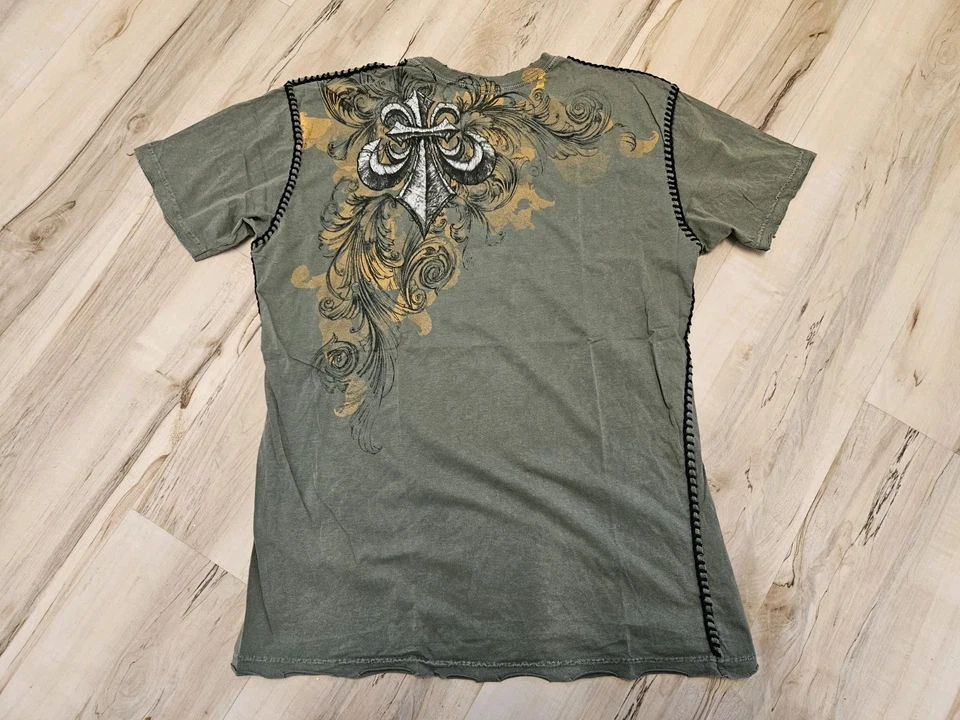 Affliction T Shirt Gr. XXL Herren Grün - Bild 3 von 3