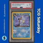 2000 POKEMON TEAM ROCKET #20/82 DARK BLASTOISE NON HOLO PSA 8