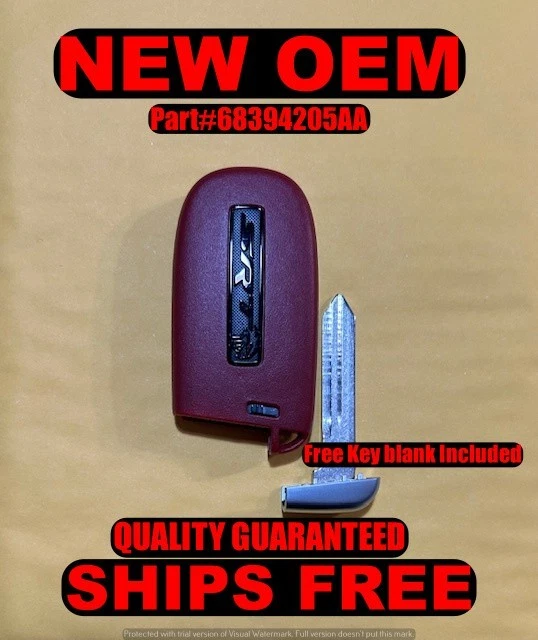 NEW OEM 2019-20 21 CHARGER CHALLENGER SRT HELLCAT RED EYE SMART KEY 68394205aa - Image 4 of 4
