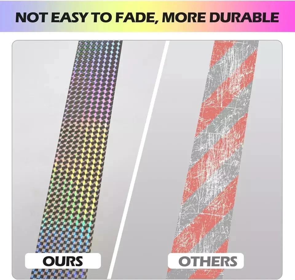 Лента светоотражающая лента для отпугивания птиц (700 футов) держит птиц подальше от улицы - Изображение 4 из 4