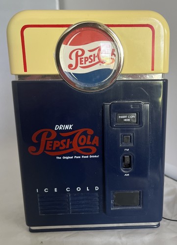 Vintage Pepsi-Cola Transistor Radio AM FM Works