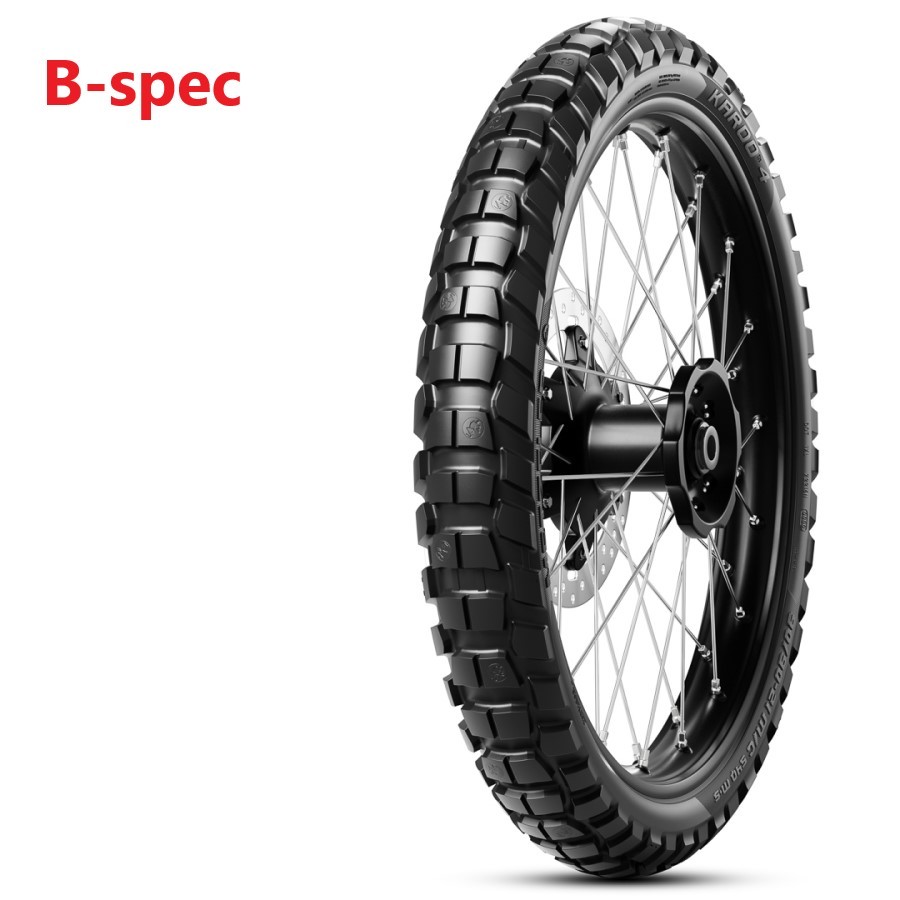 ADV Motorcycle Tyre Metzeler Karoo 4 90/90 -21 54T M+S TL B-spec Front Suzuki - Image 2
