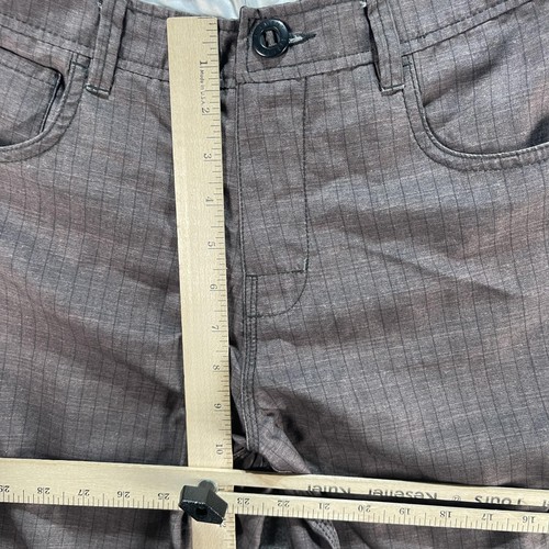 Element Shorts Herren 29 braun kariert Chino Freizeit Skate Logo Polyester M256VHDE - Bild 9 von 11