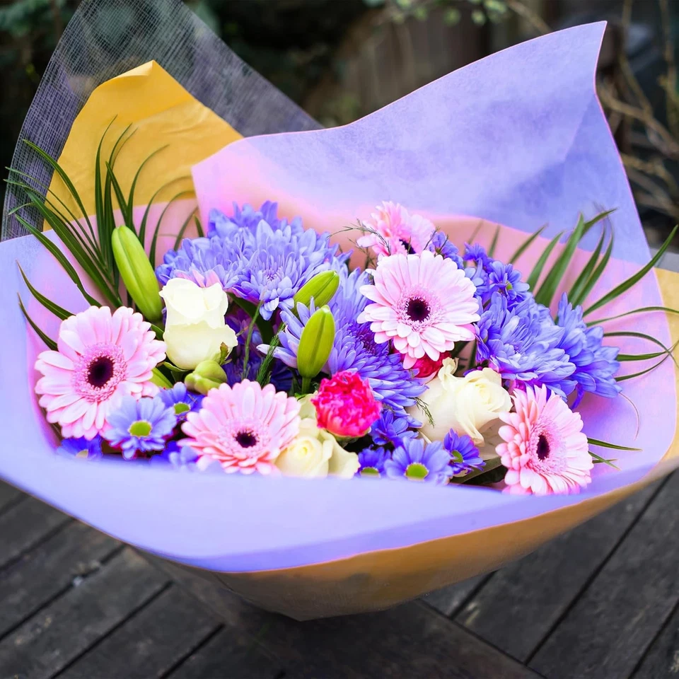 Papel de seda - Paquete múltiple 20” x rojo, azul, verde, amarillo Foto 3 de 4