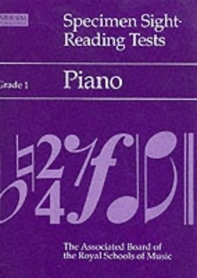 Specimen Sight-reading Tests: Grade 1: Piano Paperback Book The Fast Free