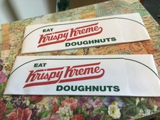 Costume Lot 2 NEW Krispy Kreme Doughnuts Advertising Paper Hats party Halloween