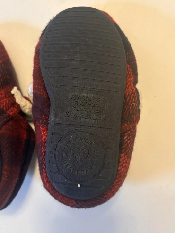 Little Bear, zapatos térmicos para bebé, talla 7-8 M, zapatos de franela para niños pequeños Foto 3 de 4