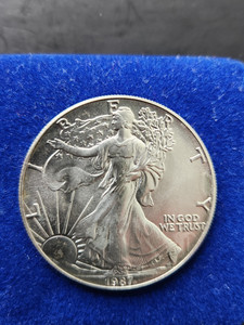 1987 Walking Liberty Silver Dollar | eBay