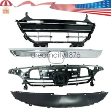 4x Fit Honda Accord Sedan 2021-2022 Bumper Front Grille W/Grille Cover