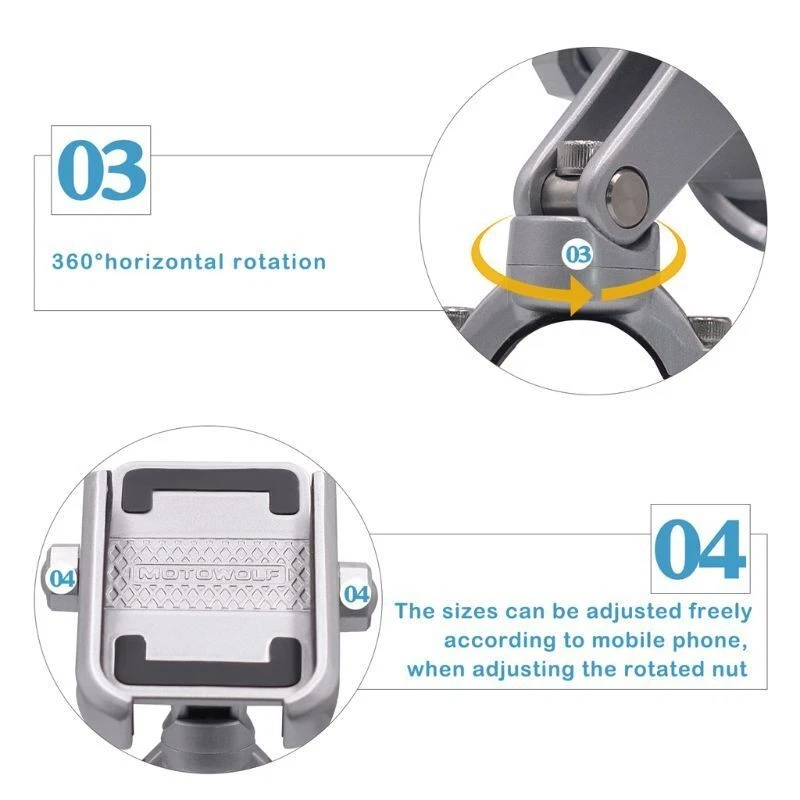 Motorcycle Handlebar USB Charger Cell Phone Holder Mount For Harley-Davidson US Foto 3 de 4