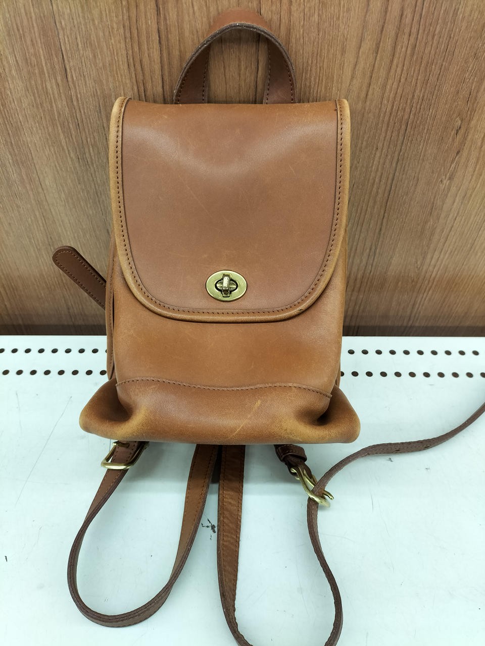 Vintage Coach 9960 Mini Backpack in Brown Leather Made in USA