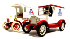 vtg set-2 ERTL 1923 Truck Banks and 1905 Big A Auto Parts Vehicles Collectable