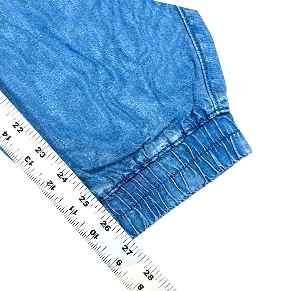 Pantalones de chándal Nine West para mujer talla L bolsillos Lyocell azul Foto 4 de 4