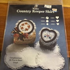COUNTRY KEEPER BE TRUE IN HEART CROSS STITCH By SPINNING WHEEL Circle 12001