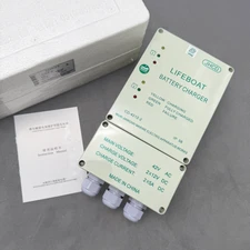 Brand New Battery Charger CD-4212-2 42V for Lifeboat Marine 2X12V DC 2X5A F8