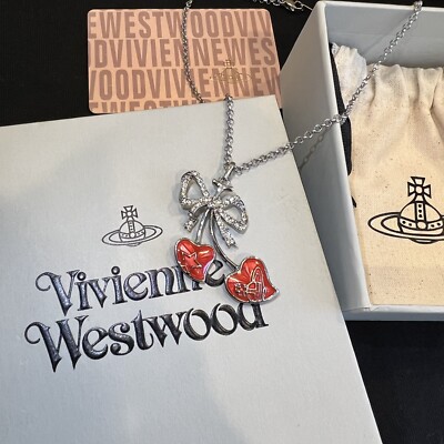 アクセサリー vintage Vivienne Westwood necklace Vivienne Westwood Vintage Style Red Cherry with Saturn