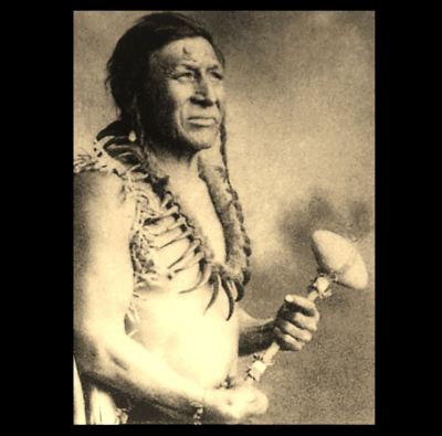White Swan PHOTO Custer's Crow Scout Battle of Little Bighorn Survived!  Warrior