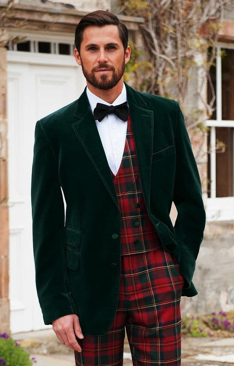 Mens Green Velvet Jacket Elegant Wedding Party Wear Dinner Tuxedo Blazer Coat