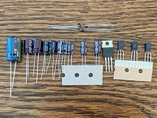 Pioneer PL-520 Speed Repair Kit Capacitors Turntable Recap Set