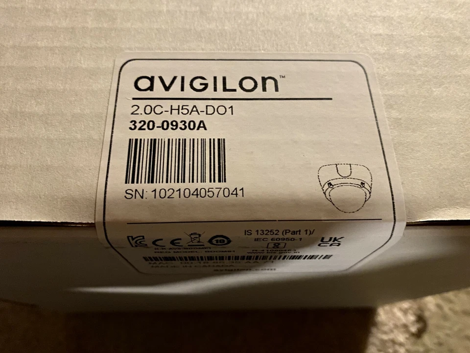 Avigilon 2.0MP H5A Outdoor Dome Camera - WDR, LightCatcher - Sealed Brand New - Image 2 of 2