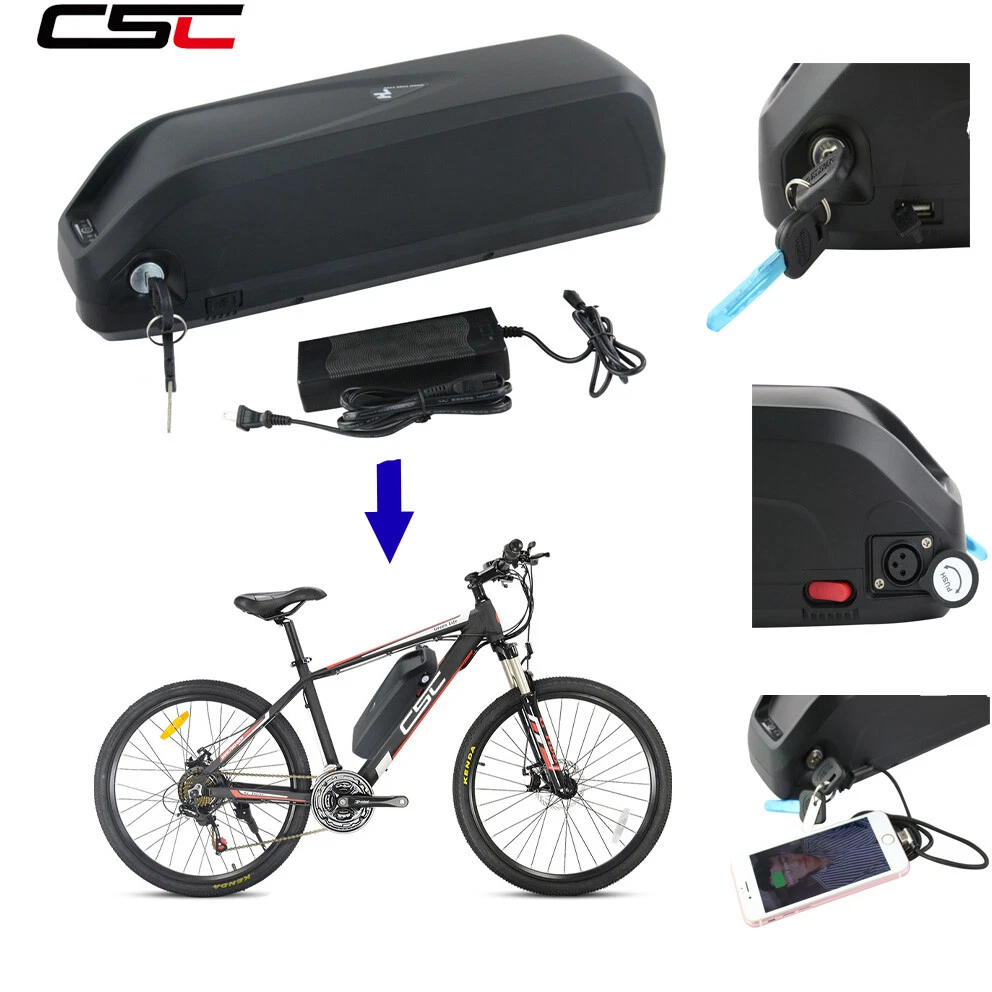 HJGHY 36V 15Ah, 18Ah Ebike Batterie Lithium ION VTT Type de Bouteille  étanche avec Chargeur et Support, pour Moteur de vélo électrique 250W 500W  750W : : Sports et Loisirs