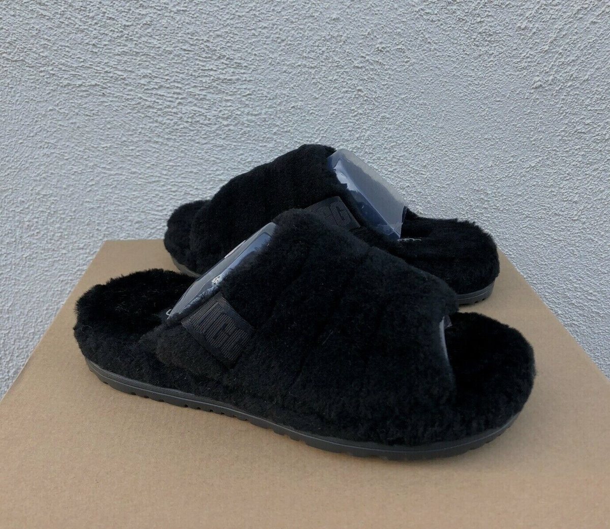 UGG Black Plush Lined Slippers NWT Men’s size 9 UGG Classic Slip-On – DTLR main image 2