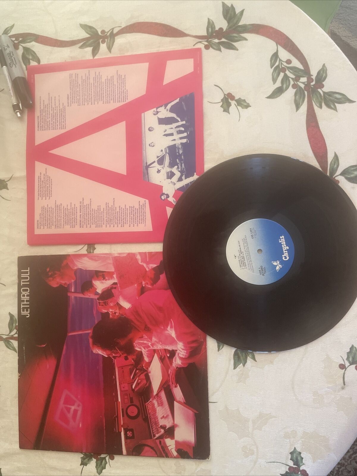 Jethro Tull- “A” Album IAN ANDERSON Record Vinyl ROCK LP VG++