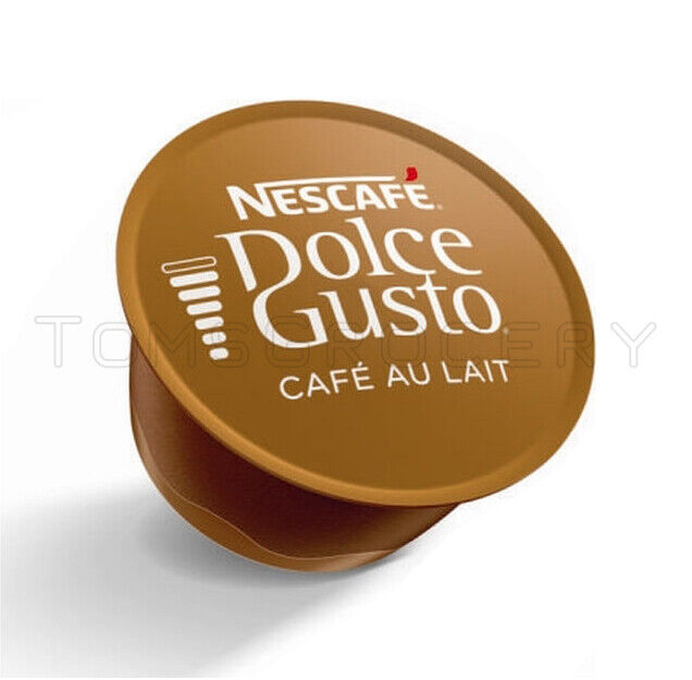 Dolce Gusto Nescafe Coffee Pods, Cafe Au Lait, 16 Count, Pack of 3