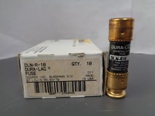 New Lot Dura-Lag DLN-R 10 Time Delay Fuse 250 Volts Class RK5 Bussmann FRN R NIB