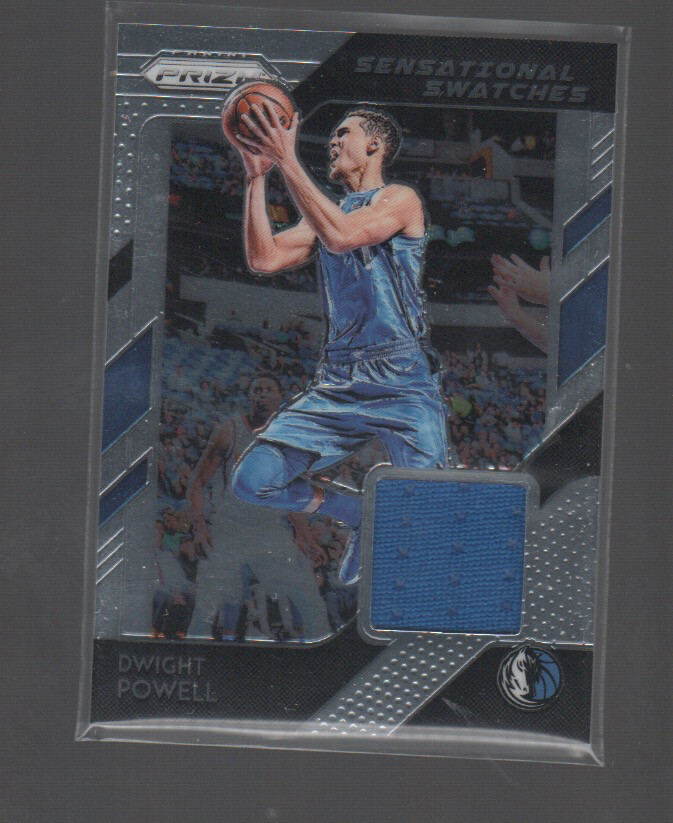 DWIGHT POWELL  2018-19 PANINI PRIZM SENSATIONAL SWATCHES JERSEY CARD #44